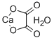 CALCIUM OXALATE MONOHYDRATE Struktur