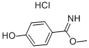 METHYL 4-HYDROXYBENZIMIDATE HYDRO-CHLORIDE Structure