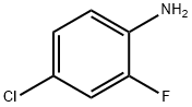 4-クロロ-2-フルオロアニリン 化学構造式