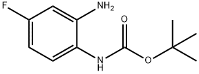 (2-氨基-4-氟苯基)-氨基甲酸-1,1-二甲基乙酯, 579474-47-8, 结构式