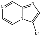 3-ブロモイミダゾ[1,2-A]ピラジン 化学構造式