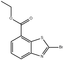 2-溴苯并[D]噻唑-7-甲酸乙酯,579525-09-0,结构式