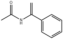 1-(乙酰氨基)-1-苯乙烯 结构式