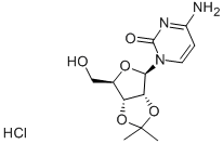 2',3'-O-ISOPROPYLIDENECYTIDINE HYDROCHLORIDE Structure