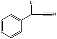 α-ブロモベンゼンアセトニトリル 化学構造式