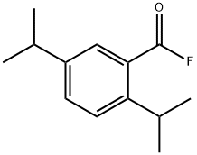 Benzoyl fluoride, 2,5-bis(1-methylethyl)- (9CI) Struktur