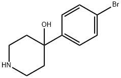  4-(4-Bromophenyl)-4-piperidinol Structure