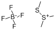 DIMETHYL(METHYLTHIO)SULFONIUM TETRAFLUOROBORATE Structure