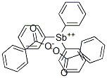 三苯基锑(V)二苯甲酸, 57997-56-5, 结构式