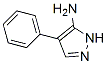 4-フェニル-2H-ピラゾール-3-イルアミン 化学構造式