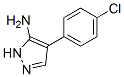 4-(4-CHLORO-PHENYL)-2H-PYRAZOL-3-YLAMINE Structure