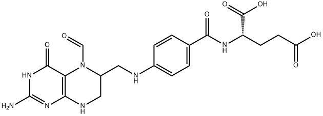 亚叶酸,58-05-9,结构式