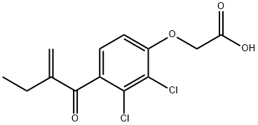 利尿酸,58-54-8,结构式