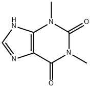 茶碱,58-55-9,结构式