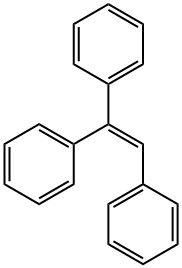 三苯乙烯,58-72-0,结构式
