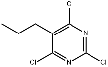 2,4,6-Trichloro-5-n-propylpyriMidine, 96% Structure
