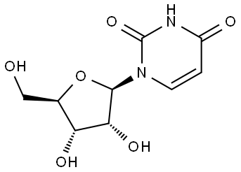 尿苷,58-96-8,结构式