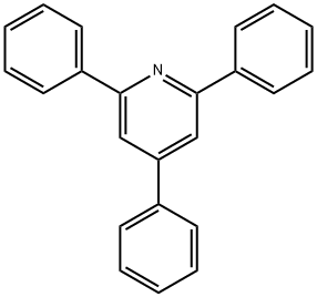 2,4,6-トリフェニルピリジン 化学構造式