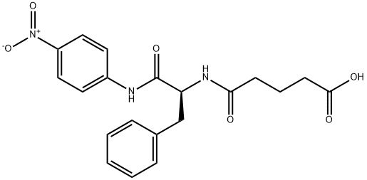 N-GLUTARYL-L-PHENYLALANINE P-NITROANILIDE Struktur