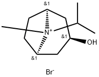 臭化イプラトロピウム関連化合物A ((1R,3R,5S,8R)-3-HYDROXY-8-METHYL-8-(1-METHYLETHYL)-8-AZONIABICYCLO[3.2.1]OCTANE, BROMIDE) 化学構造式