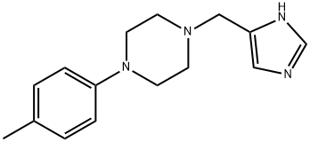 1-(1H-IMIDAZOL-4-YLMETHYL)-4-P-TOLYL-PIPERAZINE Structure