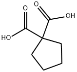 CYCLOPENTANE-1,1-DICARBOXYLIC ACID Struktur