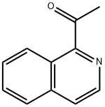 1-アセチルイソキノリン 化学構造式