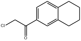 2-CHLORO-1-(5,6,7,8-TETRAHYDRONAPHTHALEN-2-YL)ETHANONE Struktur