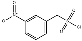 3-ニトロフェニルメタンスルホニルクロリド 化学構造式