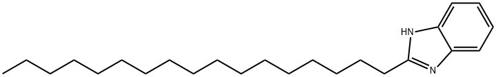 2-ヘプタデシル-1H-ベンゾイミダゾール 化学構造式