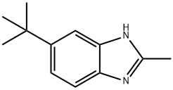 5-tert-ブチル-2-メチル-1H-ベンゾイミダゾール 化学構造式