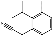 Benzeneacetonitrile, 3-methyl-2-(1-methylethyl)- (9CI) Struktur