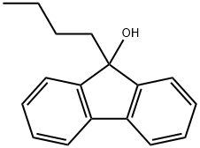 9-ブチル-9H-フルオレン-9-オール 化学構造式