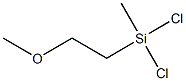 ジクロロ(2-メトキシエチル)(メチル)シラン 化学構造式