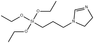 4,5-ジヒドロ-1-[3-(トリエトキシシリル)プロピル]-1H-イミダゾール 化学構造式