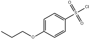 Benzenesulfonyl chloride, 4-propoxy- Structure