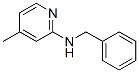 2-BENZYLAMINO-4-METHYLPYRIDINE 化学構造式