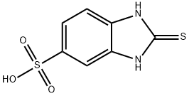 2,3-二氢-2-硫氧基-1H-苯并咪唑-5-磺酸,58089-27-3,结构式
