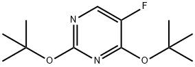 2,4-Di-tert-butoxy-5-fluoro-pyrimidine Structure