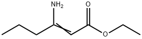 2-Hexenoic  acid,  3-amino-,  ethyl  ester 结构式