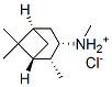 [1R-(1alpha,2beta,3alpha,5alpha)]-pinane-3-methylammonium chloride Struktur