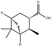 (1S,2S,3S,5R)-2,6,6-三甲基双环[3.1.1]庚烷-3-甲酸, 58096-27-8, 结构式