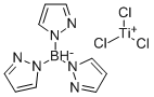 HYDROTRIS(1-PYRAZOLYLBORATO)TRICHLOROTITANIUM (IV) Struktur