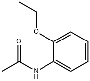乙酰对氨基苯乙醚 结构式