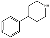 4-(哌啶-4-基)吡啶, 581-45-3, 结构式