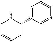 3-[(2S)-1,2,3,6-tetrahydropyridin-2-yl]pyridine Struktur