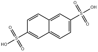 Naphthalene-2,6-disulfonic acid  Struktur