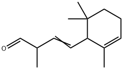 2-methyl-4-(2,6,6-trimethyl-2-cyclohexen-1-yl)-3-butenal Structure