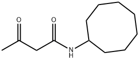 N-cyclooctyl-3-oxobutanamide Struktur