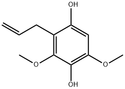 1,4-Benzenediol, 3,5-dimethoxy-2-(2-propenyl)- (9CI) 结构式